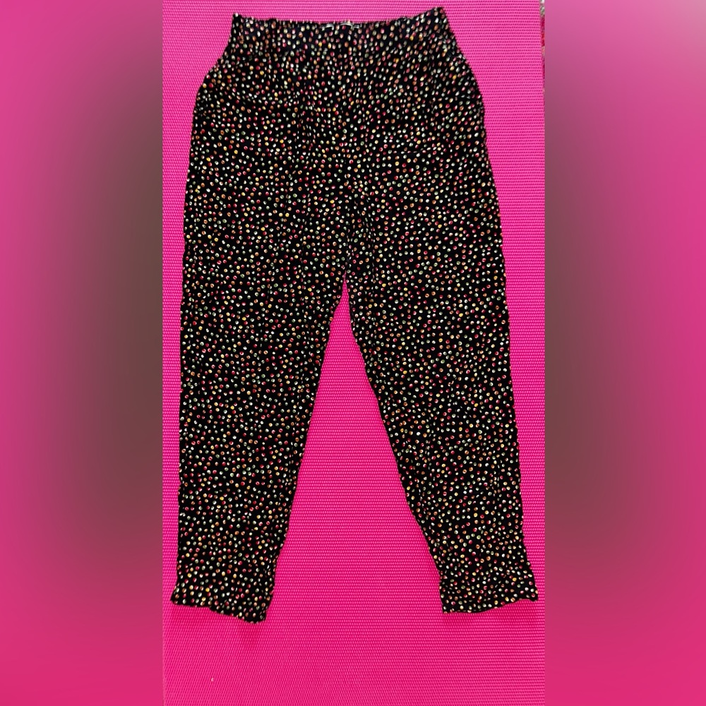 THE VINTAGE TWIN HIGHWAISTED POLKA DOT COTTON PANTS (Spring/Summer)